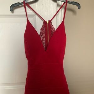 LE CHATEAU|| red mini dress